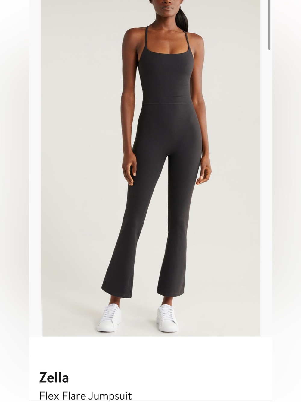 Black Women's Jumpsuit with Spaghetti Straps